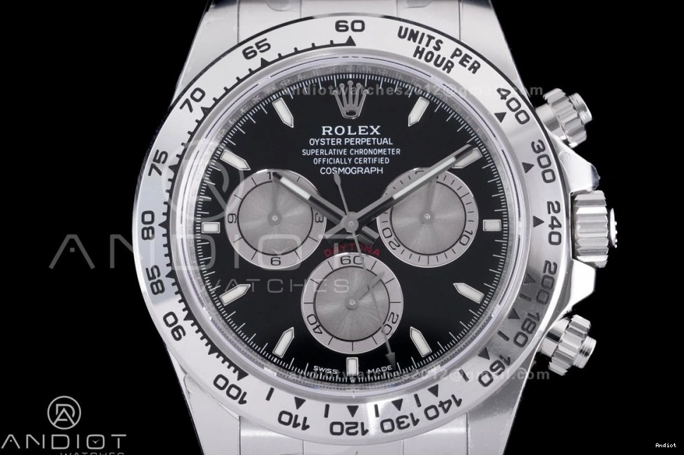 Silver VSF Black Edition 1:1 Weight Oyster 126509 Bracelet Daytona Dial On Gain DD4131 Sub-dial V3 Best 1129